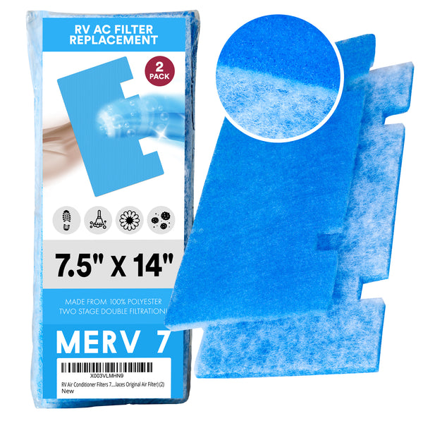 RV Air Conditioner Filters 7.5" x 14” RV AC Filter Replacement for Dom