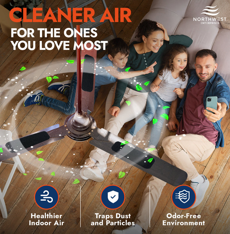 Turn your Ceiling Fan Into An Air Purifier with Activated Carbon Ceiling Fan Filters