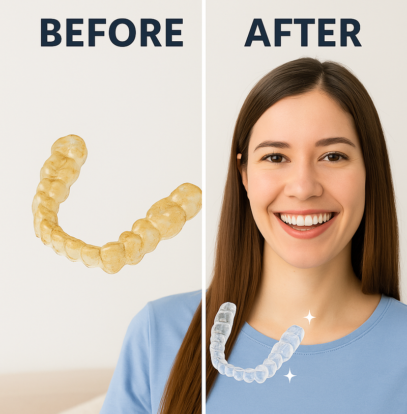 Cloudy Retainer? Get Dentist-Level Clean in Minutes!