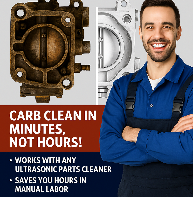 🧼 Skip the Scrub: The Fastest Way to Clean Engine Parts with Ultrasonic Power