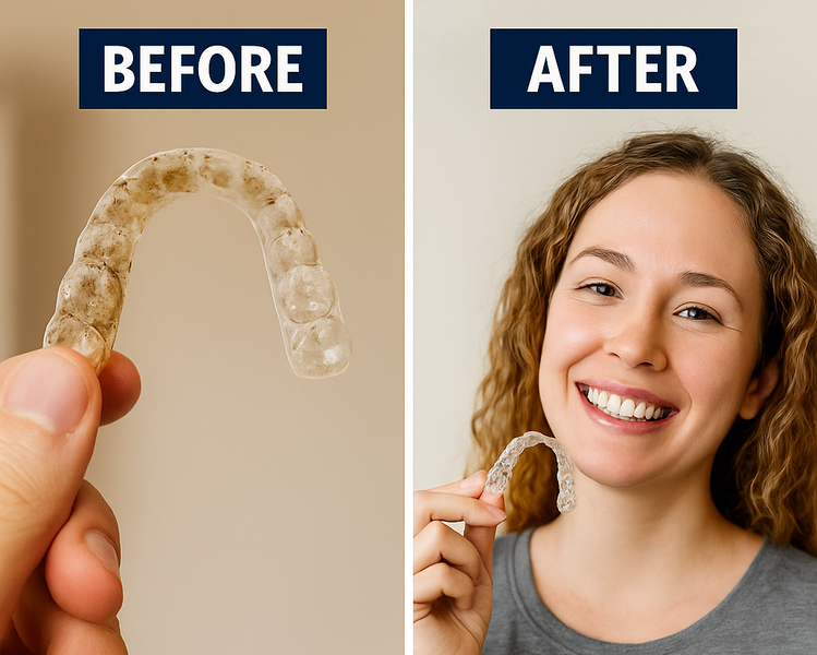 The Invisalign Gunk Stops HERE — Clean Retainers in Minutes, Not Hours!