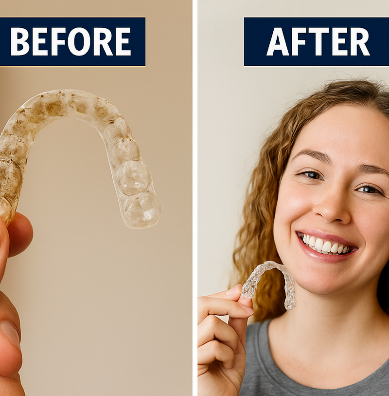 The Invisalign Gunk Stops HERE — Clean Retainers in Minutes, Not Hours!