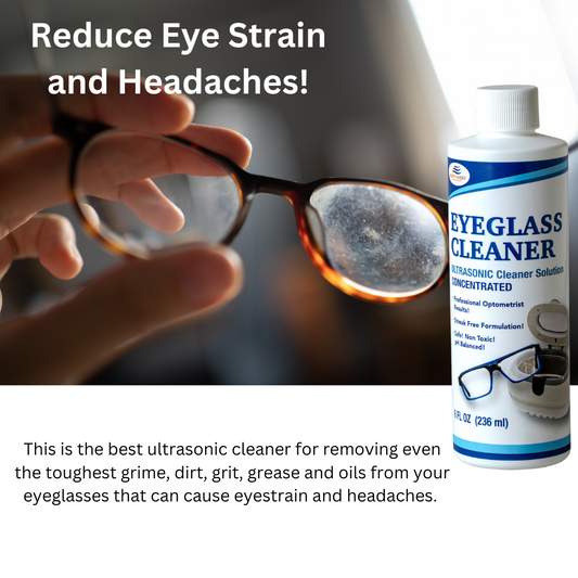 Eyeglass Cleaner: Ultrasonic Cleaner Solution