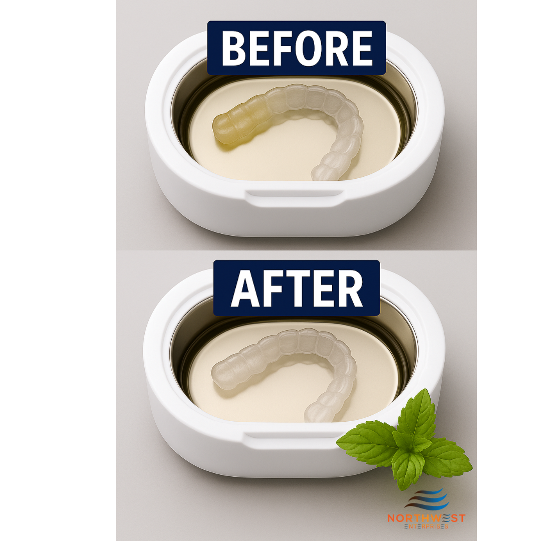 🌿 Freshen Up Your Smile with Mint Retainer Cleaner! 🌿