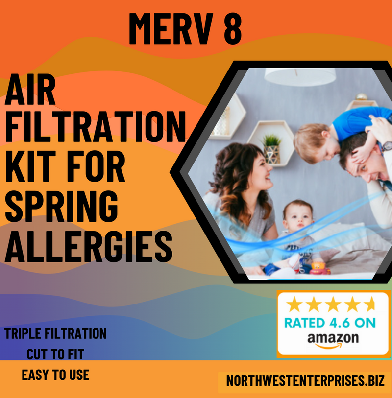 Don't let spring allergies keep you down. Try the Northwest Enterprises MERV 8 Cut to Fit Air Vent Filter Roll and enjoy cleaner, healthier air in your home or office.