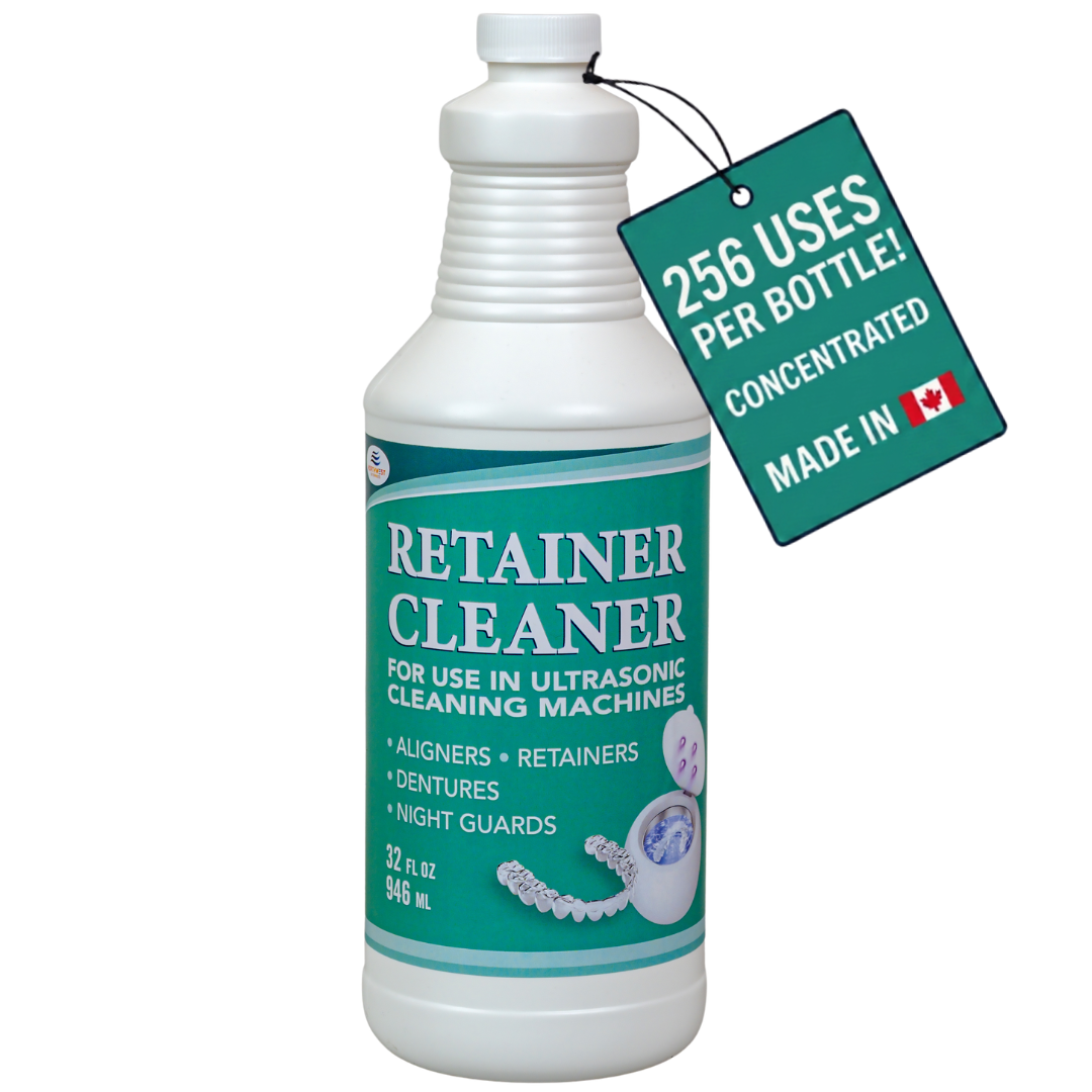 Ultrasonic Retainer Cleaner Solution Concentrate for Ultrasonic Machines (32oz)