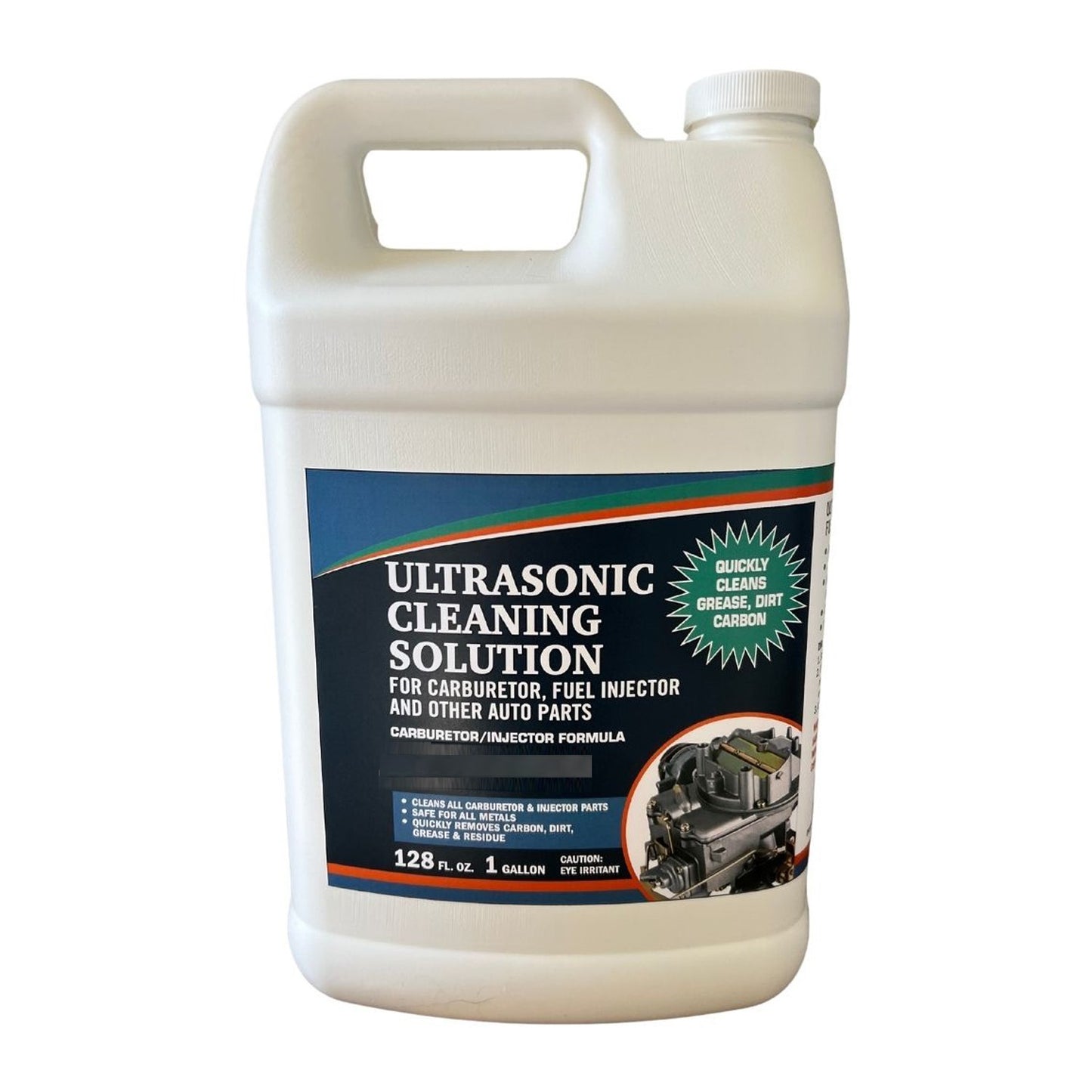 Ultrasonic Cleaner Solution for Carburetors and Engine Parts, Ultrasonic Cleaning Solution and Washing Compound for Ultrasonic and Immersion Washers - Concentrated (1 Gallon)