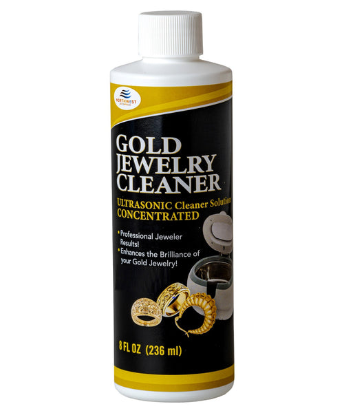 Maplefield Ultrasonic Jewelry Cleaner Solution - 16 oz Concentrated Bottle - Compatible with Diamond, Gold, Silver, and Gemstone Cleaning in