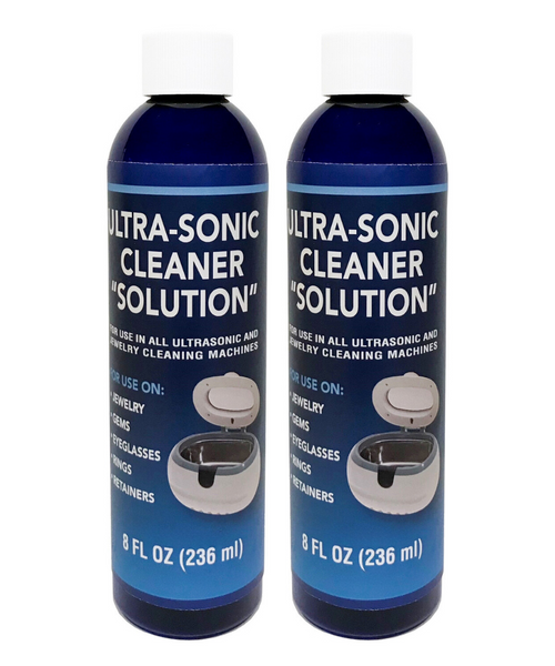JTS Ultrasonic Cleaner Solution Cobalt Blue 8 oz. Cleaning Jewelry & Compounds