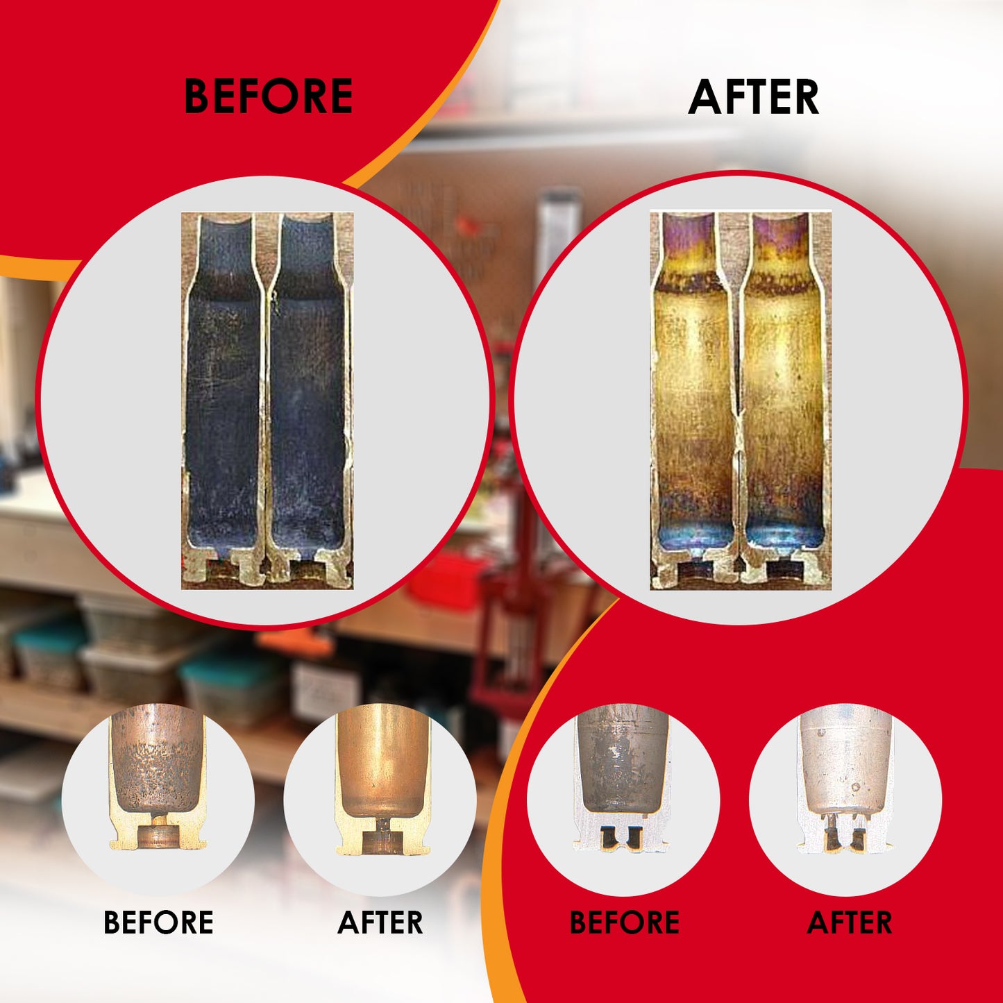 Ultrasonic Cleaner Solution for Gun Brass. Ultrasonic Brass Cleaning Solution Concentrate for Reloading Gun Brass and Brass Ammo Cases. Cleans Inside and Out (1 Gallon)