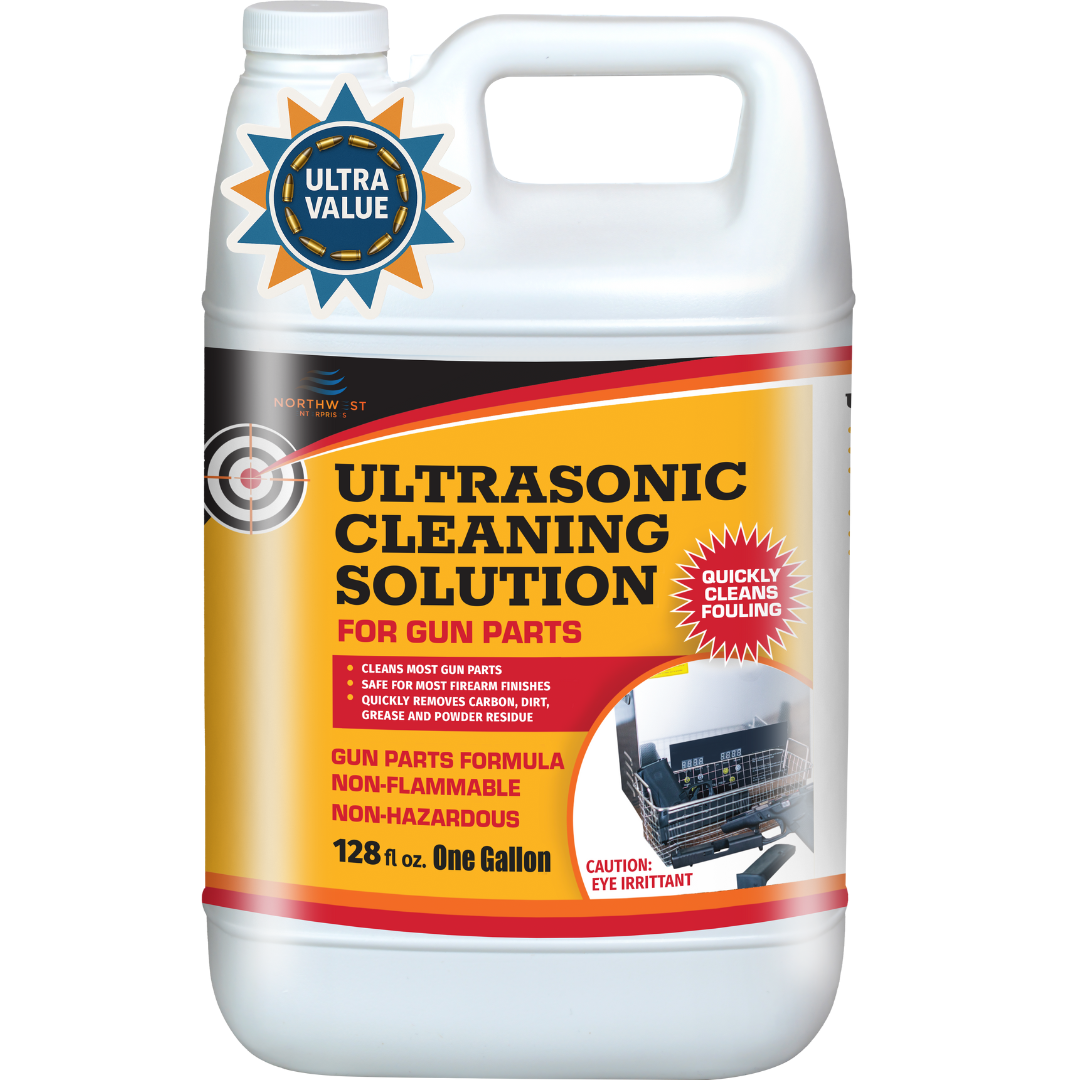UltraSonic Gun Cleaner Solution for Gun Parts Cleaning, Concentrate (Gallon((128oz))