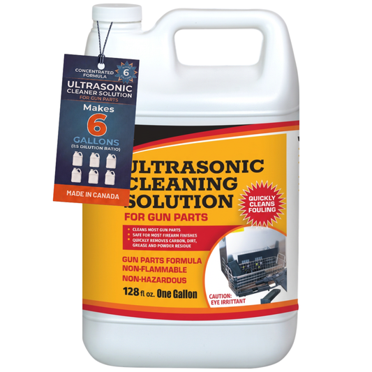 UltraSonic Gun Cleaner Solution for Gun Parts Cleaning, Concentrate (Gallon)