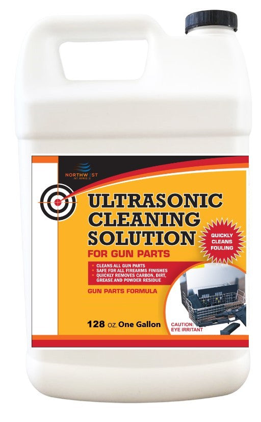 UltraSonic Gun Cleaner Solution for Gun Parts Cleaning, Concentrate (Gallon((128oz))