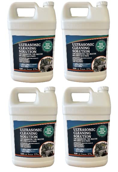 NORTHWEST ENTERPRISES Ultrasonic Cleaner Solution for Carburetors and Engine Parts, Ultrasonic Cleaning Solution and Washing Compound for Ultrasonic and Immersion Washers - Concentrated (4 Gallons)